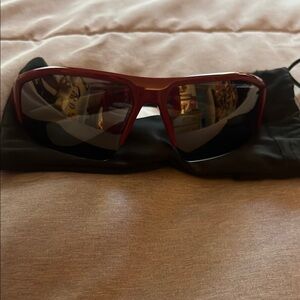 Nike  Men's Burgundy Sunglasses